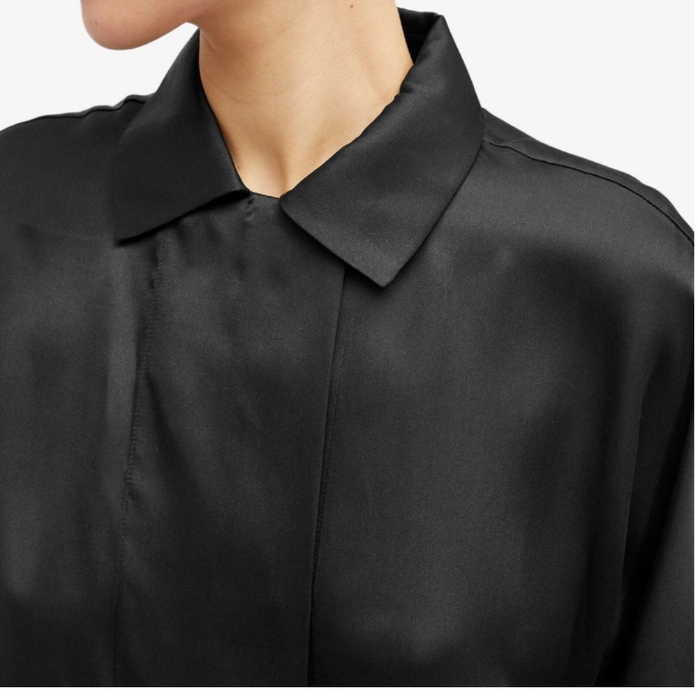 Anine Bing Julia Shirt Black | Size Medium |